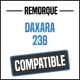 Bâche de remorque compatible DAXARA 238