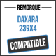 Bâche de remorque compatible DAXARA 239x4