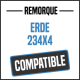 Bâche de remorque compatible ERDE 234x4